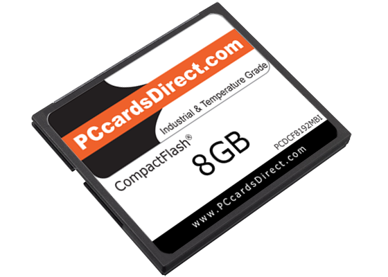 PCcardsDirect.com offers a full range of industrial compact flash cards for commercial, aviation and industrial applications. 